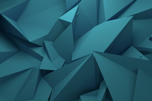 Fotótapéta Kék sokszög alakzatok, Geometriai 3D fotótapéta, Népszerű fotótapéta, u71598 - Tapeko.hu