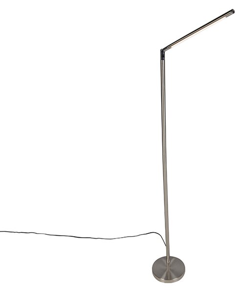 Modern állólámpa acélból, LED-del - Berdien