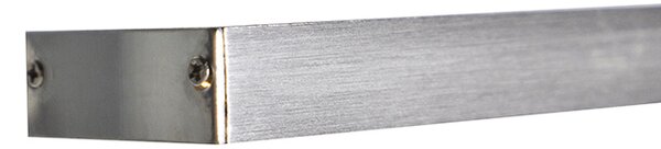 Design lógólámpa acélból érintőképernyős dimmerrel, LED-del - Platinum