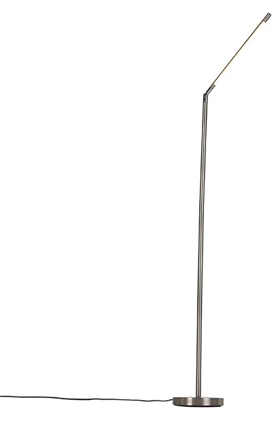 Modern állólámpa acélból, LED-del - Berdien