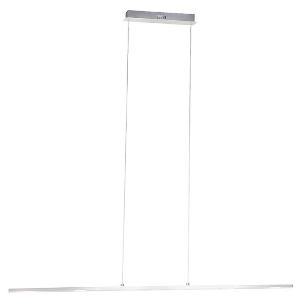Design lógólámpa acélból érintőképernyős dimmerrel, LED-del - Platinum