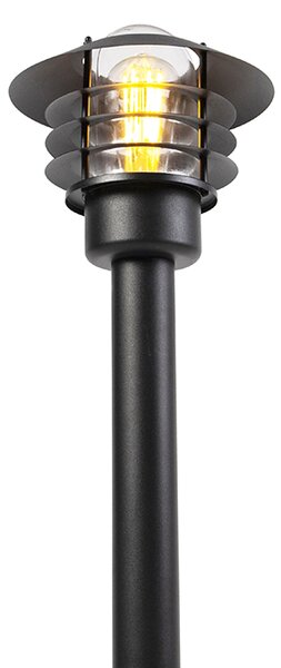 Modern kültéri lámpa fekete 100 cm IP44 - Prato