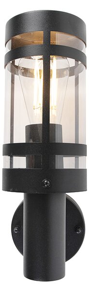 Modern kültéri fali lámpa fekete IP44 - Gleam