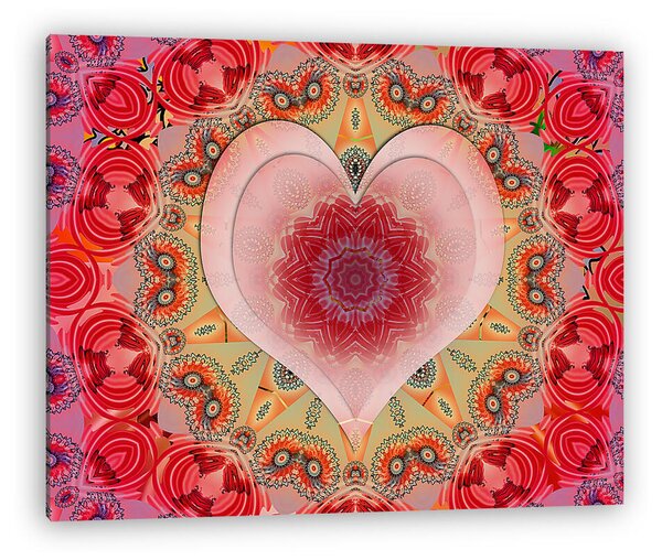 Love mandala (vászonkép)