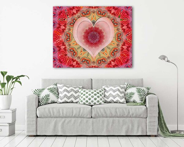 Love mandala (vászonkép)