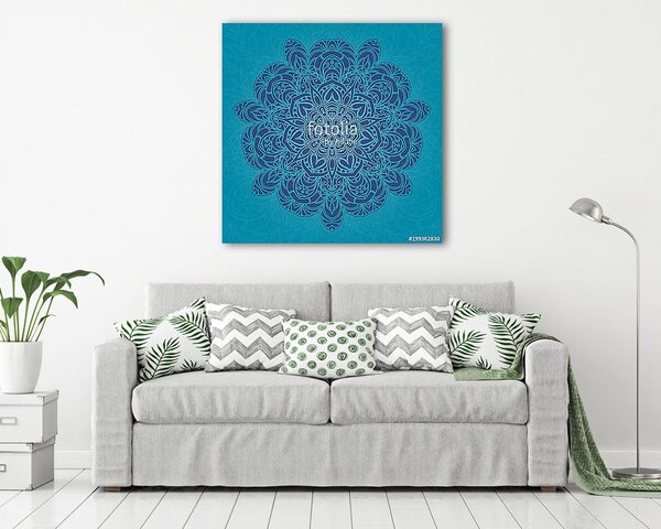 Hand drawn decorative mandala (vászonkép)