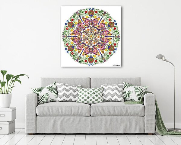 Insects mandala (vászonkép)