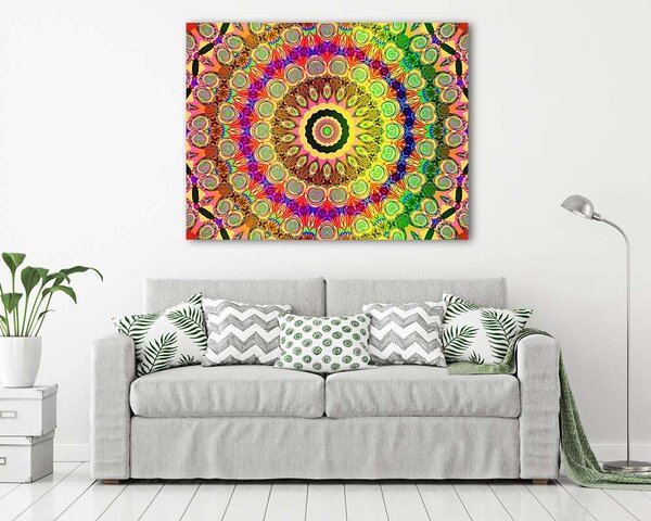Beautiful colored mandala (vászonkép)