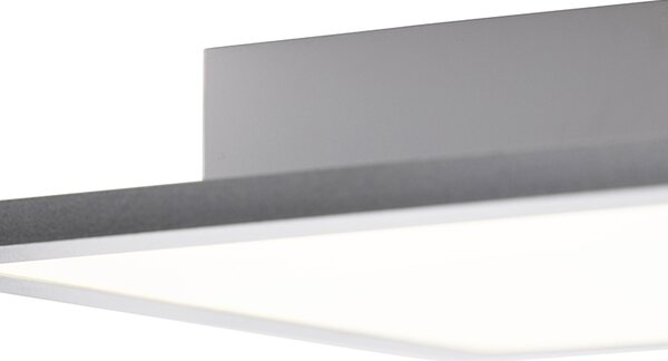 Acél mennyezeti lámpa 120cm LED-del és távirányítóval - Liv
