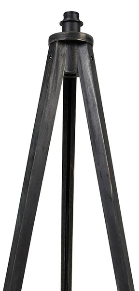 Rusztikus állólámpa állvány fekete - Tripod Classic