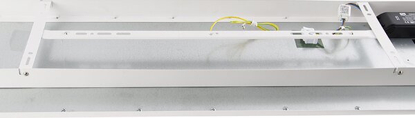 Modern mennyezeti lámpa acél 120 cm LED-del, 4 fokozatban szabályozható - Liv