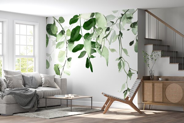 Fotótapéta Elegáns zöld levelek háttér design, Leveles fotótapéta, Népszerű fotótapéta, u72397 - Tapeko.hu