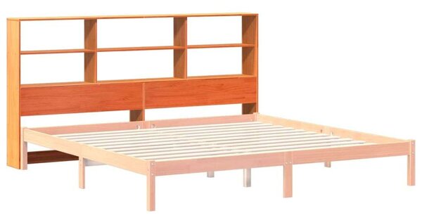 VidaXL Fenyőfa Fejtámla Tárolóval - 200 cm
