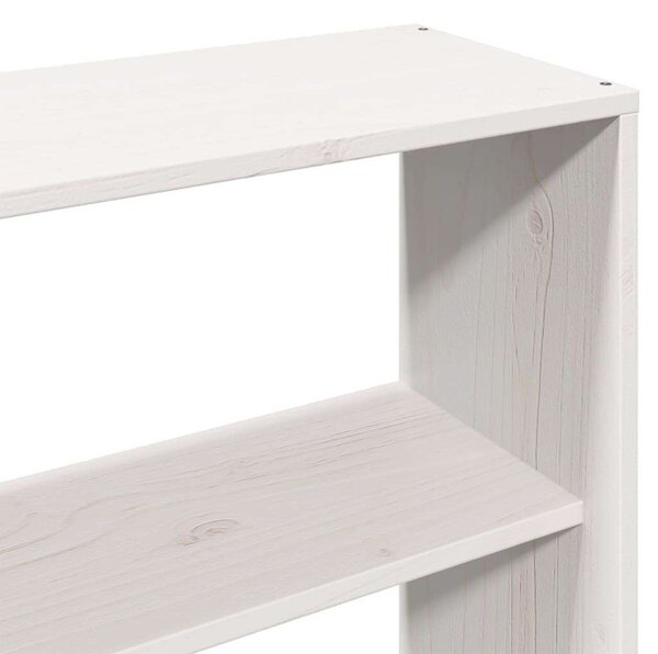 VidaXL fehér tömör fenyőfa fejtámla tárolóval 180 cm