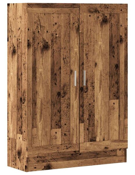 Antik Fa Könyvszekrény - 82,5x30,5x115 cm