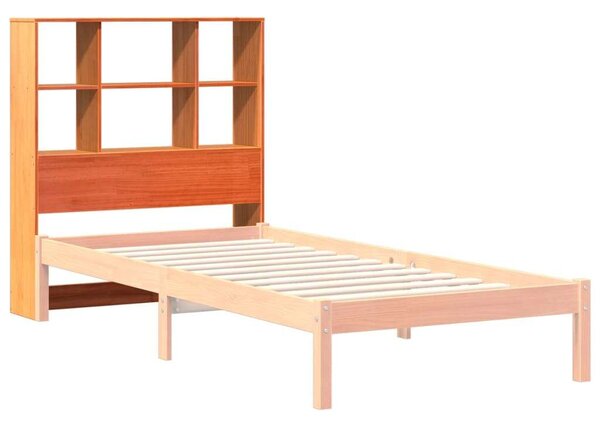 VidaXL Fenyőfa Fejtámla Tárolóval - 100 cm