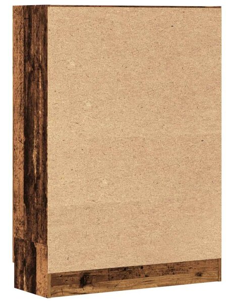 Antik Fa Könyvszekrény - 82,5x30,5x115 cm