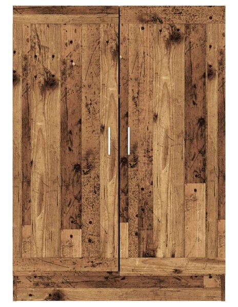 Antik Fa Könyvszekrény - 82,5x30,5x115 cm