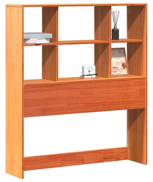 VidaXL Fenyőfa Fejtámla Tárolóval - 100 cm