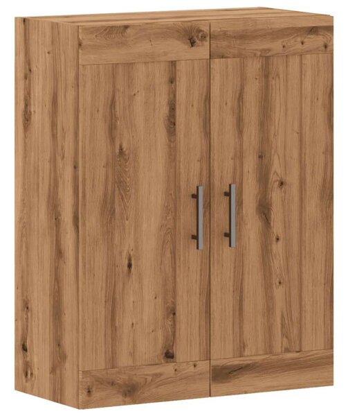 VidaXL kézműves tölgy színű szerelt fa fali szekrény 69,5 x 34 x 90 cm