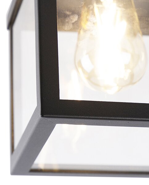 Ipari okos kültéri mennyezeti lámpa fekete, ST64 Wifi-vel - Rotterdam