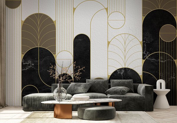 Fotótapéta Art Deco geometrikus mintás design, Modern fotótapéta, Modern fotótapéta, u73101 - Muralas.hu