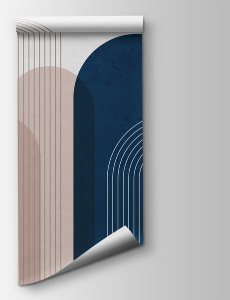 Fotótapéta Kék és rózsaszín művészet, Designer fali fotótapéta, Népszerű fotótapéta, u73098 - Tapeko.hu
