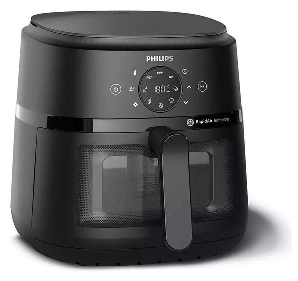 Philips NA230/00 forrólevegős sütő, 6,2L, fekete