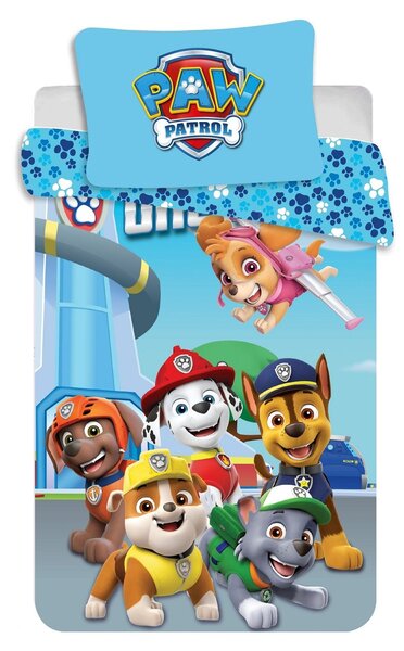 Mancs őrjárat PP 201 Disney pamut-vászon 100x135 cm ovis ágyneműhuzat