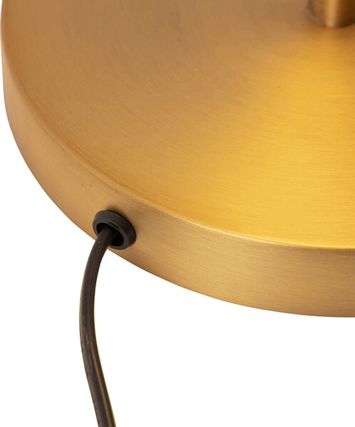 Modern asztali lámpa bronz, LED-del - Disco