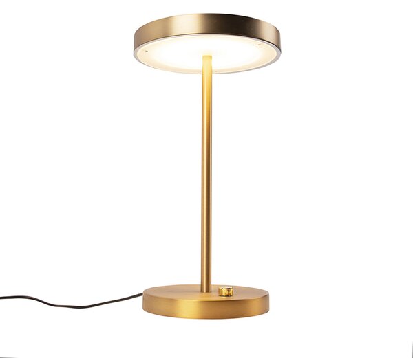 Modern asztali lámpa bronz, LED-del - Disco