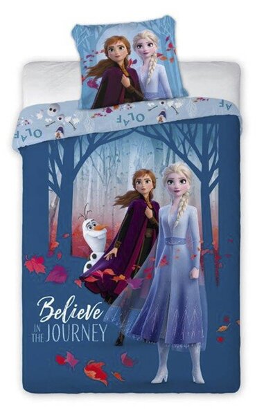 Jégvarázs frozen 2 journey Disney pamut-vászon gyerek ágyneműhuzat 140x200