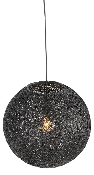 Függőlámpa fekete 45 cm - Corda