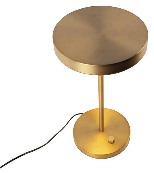 Modern asztali lámpa bronz, LED-del - Disco