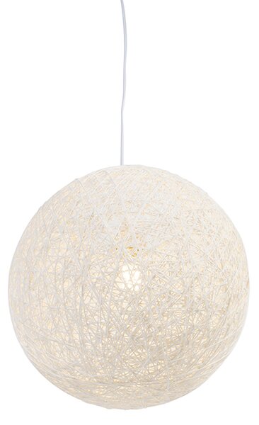 Rusztikus lógólámpa fehér 35 cm - Corda