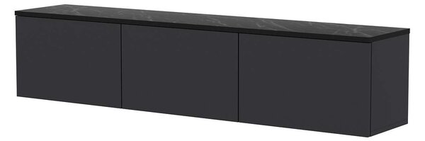 Hanah Home TV Stand Anthracite Neon Illuminated - Anthracite