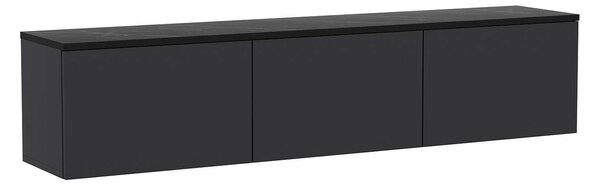 Hanah Home TV Stand Anthracite Neon Illuminated - Anthracite