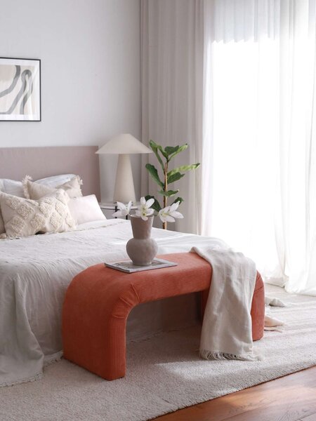 Nu bench - coral