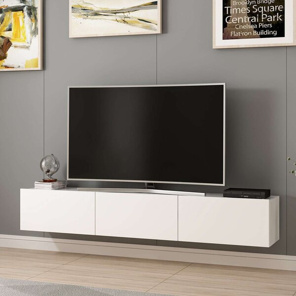 Hanah Home TV Unit White Rigel - White