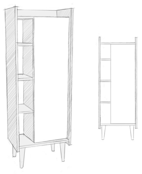 Lagomood ruby - oak, white