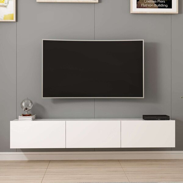 Hanah Home TV Unit White Rigel - White