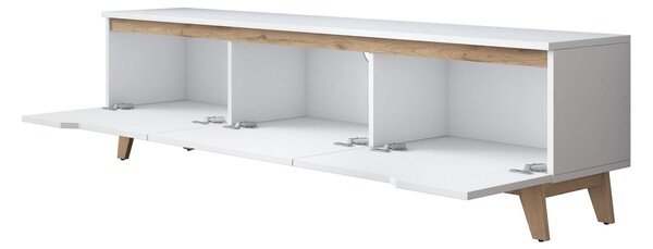 Hanah Home TV Stand White Walnut D1 - 2472