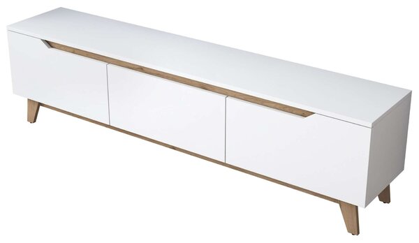 Hanah Home TV Stand White Walnut D1 - 2472