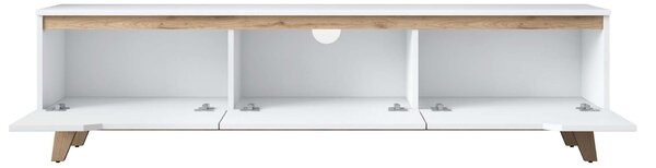 Hanah Home TV Stand White Walnut D1 - 2472