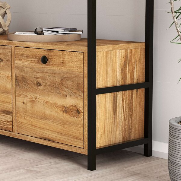 Hanah Home Console Atlantic Pine Black Nero v2 - Atlantic Pine, Black