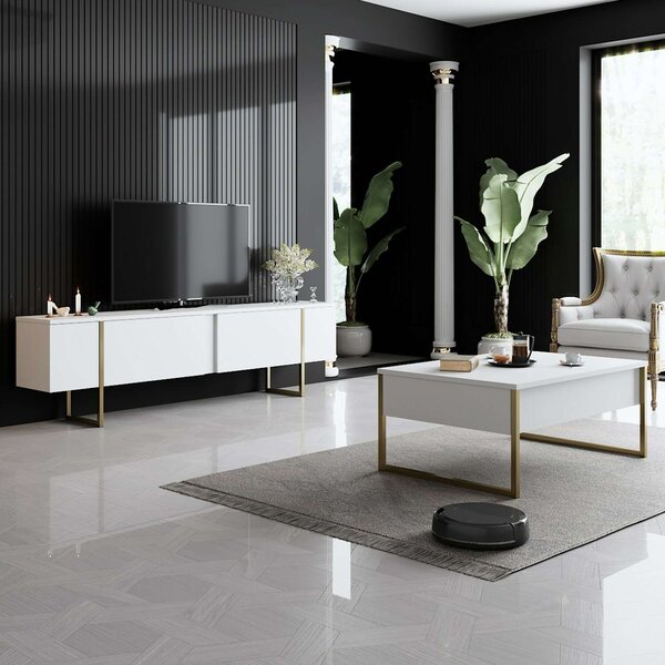 Luxe - white, gold