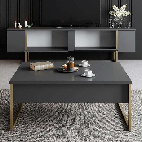 Luxe - anthracite, gold