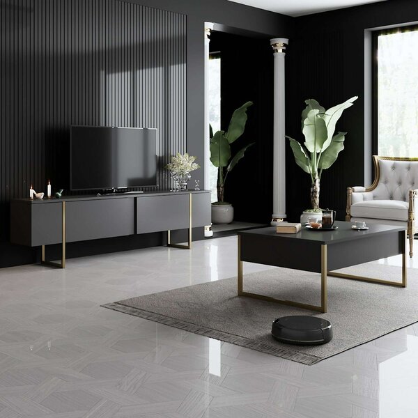 Luxe - anthracite, gold