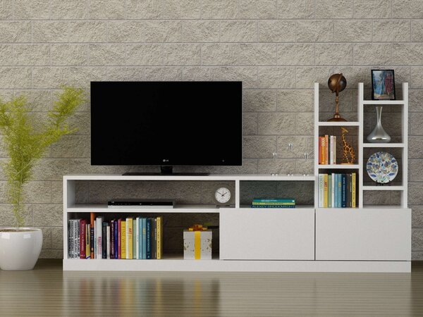 Hanah Home TV Unit White Dolunay - White
