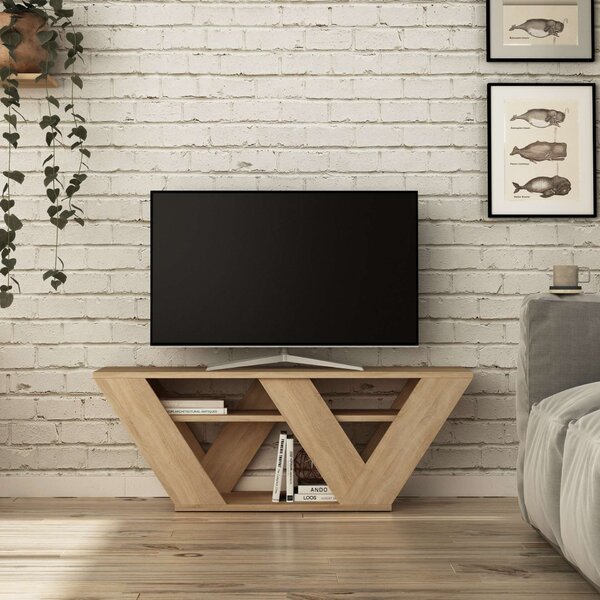 Hanah Home TV Stand Oak Pipralla - Oak